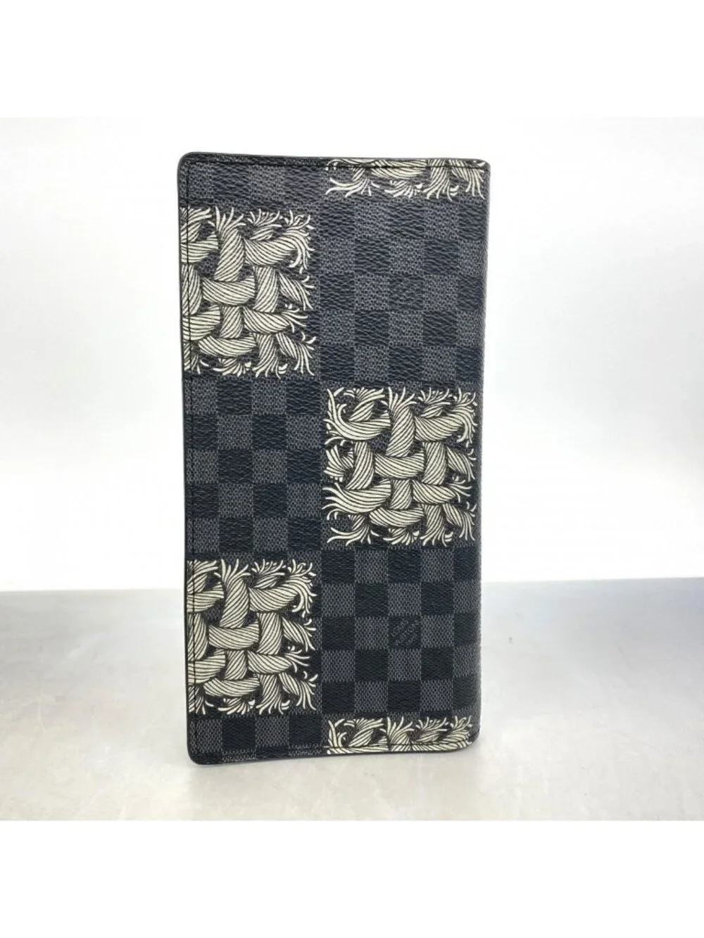 Louis Vuitton Wallet Damier Graphite Portefeuille Brazza Black Christopher Nemes